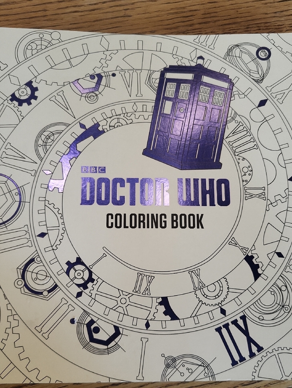 NWT DR. WHO Adult Coloring Book 2015